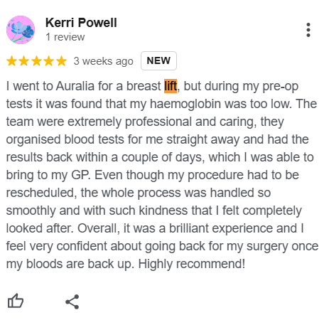 Kerri breast lift review