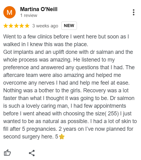 Martina breast lift review
